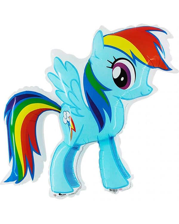 L32162_Шар_(31_79_см)_Фигура_My_Little_Pony_Лошадка_Радуга_1_шт Фигура My Little Pony Лошадка Радуга 79 см — изображение 1